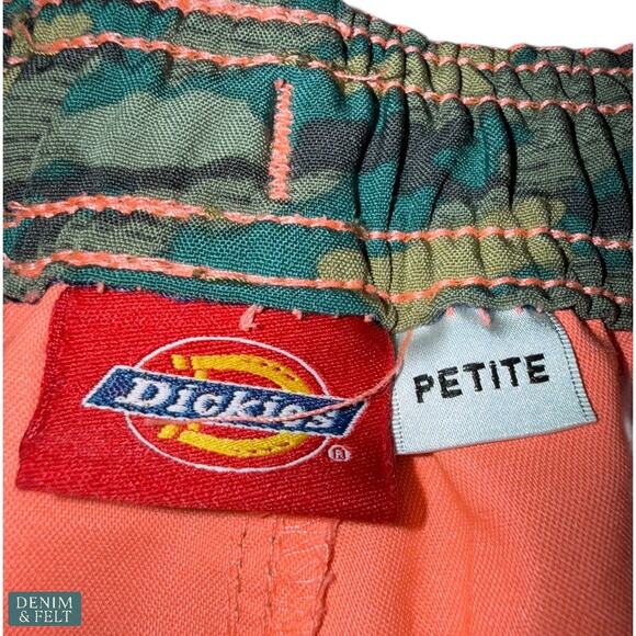 Dickies Scrub Set Coral/Camo Stretch V-Neck Top & Petite Pants 3XL/XL Modern Fit - Picture 12 of 14